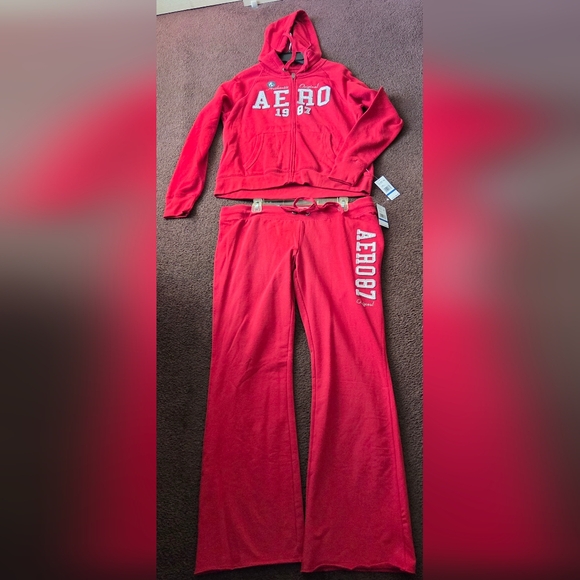 Aeropostale Pants - Aeropostale 2pc Pantset (Red)